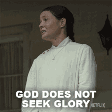 God Does Not Seek Glory Bev Keane GIF - God Does Not Seek Glory Bev Keane Samantha Sloyan GIFs