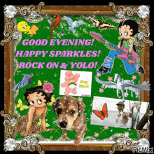 Good Evening Sparkles GIF - Good Evening Sparkles Betty Boop GIFs