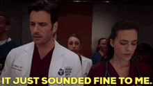 Chicago Med Will Halstead GIF - Chicago Med Will Halstead It Just Sounded Fine To Me GIFs