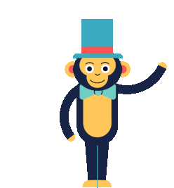 Circus Monkey Sticker - Circus Monkey Youre Stickers