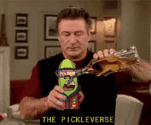 Pickleverse Drink GIF - Pickleverse Pickle Drink GIFs