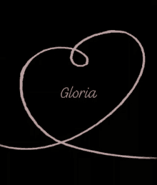 Gloria Name GIF - Gloria Name Heart GIFs