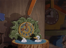 Duck Clock Cartoons GIF
