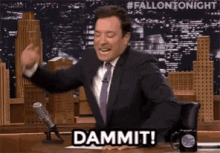Jimmy Fallon Dammit GIF - Jimmy Fallon Dammit GIFs