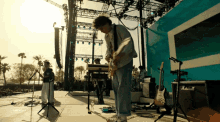 Playing Guitar Wallows GIF - Playing Guitar Wallows Coachella GIFs