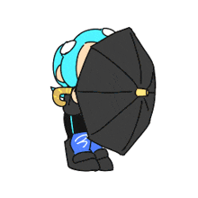 a pixel art of a person with the number 32 on their blue shorts