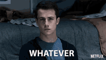 Whatever Clay Jensen GIF - Whatever Clay Jensen Dylan Minnette GIFs