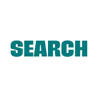 a magnifying glass shows the word search in blue