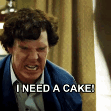 I Need A Cake Benedict Cumberbatch GIF - I Need A Cake Benedict Cumberbatch Sherlock GIFs