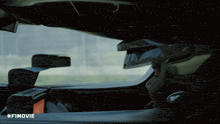 the inside of a car is shown with the hashtag #fimovie