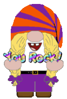 Gnome You Rock Sticker - Gnome You Rock Stickers