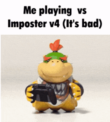 bowser jr impsoter friday night funkin me when me playing