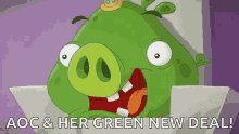 Angry Pigs Angry Birds GIF - Angry Pigs Angry Birds Aoc And Her Green New Deal GIFs