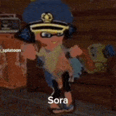 Sora Splatoon GIF - Sora Splatoon Agent 3 GIFs
