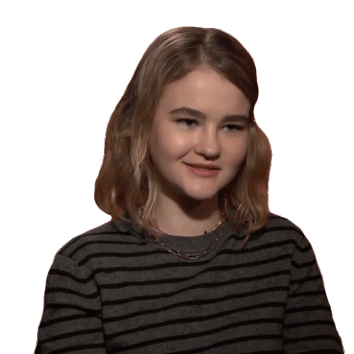 Oops Millicent Simmonds Sticker - Oops Millicent Simmonds Bustle Stickers