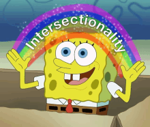 Spongebob Rainbow GIF - Spongebob Rainbow Intersectionality GIFs