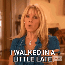I Walked In A Little Late And A Little Frazzled Real Housewives Of New York GIF - I Walked In A Little Late And A Little Frazzled Real Housewives Of New York I Walked In A Little Haggard GIFs