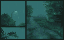 Pixel Pixel Art GIF - Pixel Pixel Art Rain GIFs