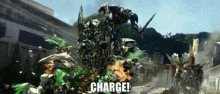 transformers optimus prime charge attack grimlock