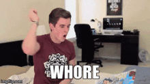Whore Point Out GIF - Whore Point Out Connor Franta GIFs