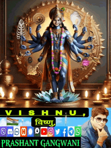 Vishnu विष्णु GIF - Vishnu विष्णु Narayan GIFs