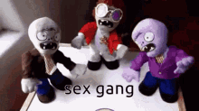 Sex Gang Sex Gang Funny GIF - Sex Gang Sex Gang Funny Plants Vs Zombies GIFs