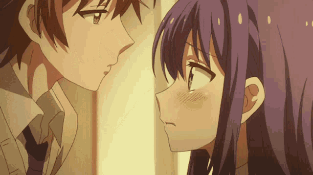 Anime Kiss GIF - Anime Kiss Cute - Discover & Share GIFs