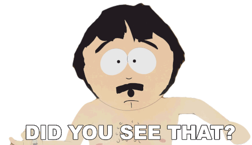 Did You See That Randy Marsh Sticker - Did You See That Randy Marsh South Park Stickers