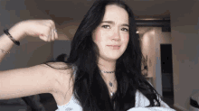 Showing Muscles Fiona Frills GIF - Showing Muscles Fiona Frills Feeling Great GIFs