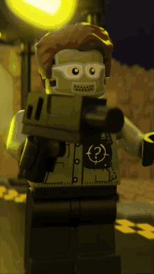 Lego Riddler Lego GIF - Lego Riddler Lego Lego Gun GIFs