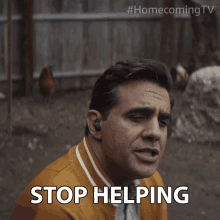 Stop Helping Bobby Cannavale GIF - Stop Helping Bobby Cannavale Colin Belfast GIFs