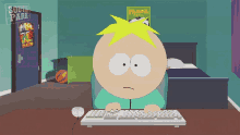 Typing Kyle Broflovski GIF - Typing Kyle Broflovski South Park GIFs