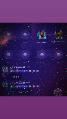 a screen shot of a video game with the words do u leve me on the bottom