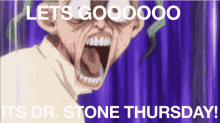 drstonethursday dr stone