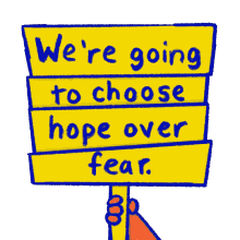 choose hope over fear trump hope protest biden