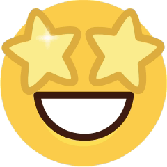 A Emoji Coluilned By Is Star Eyes And Grinning Featrure Name Happy Yay ...