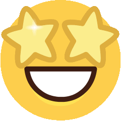 A Emoji Coluilned By Is Star Eyes And Grinning Featrure Name Happy Yay ...