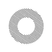 an optical illusion of a striped circle with a hole in the middle