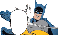 Batman Batman Slap Sticker - Batman Batman Slap Slap Stickers