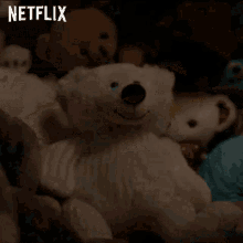 You Cant See Me Teddy Bear GIF - You Cant See Me Teddy Bear Netflix GIFs