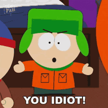 You Idiot Kyle Broflovski GIF - You Idiot Kyle Broflovski South Park GIFs