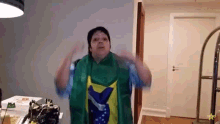 tulla luana bandeira brasil contando talking explaining