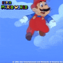 a cartoon of mario from super mario world is shown