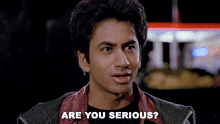 Are You Serious Kumar Patel GIF - Are You Serious Kumar Patel Harold & Kumar Go To White Castle GIFs