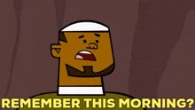 Total Drama Island Dj GIF - Total Drama Island Dj Remember This Morning GIFs