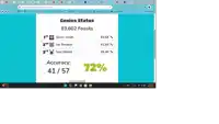 a computer screen shows the genius status of the silver vault