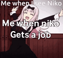 niko anime happy jobless