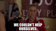 Glee Kitty Wilde GIF - Glee Kitty Wilde We Couldnt Help Ourselves GIFs