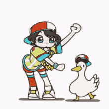 anime duck