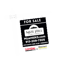For Sale Mize Hill Sticker - For Sale Mize Hill Lambie Homes Stickers